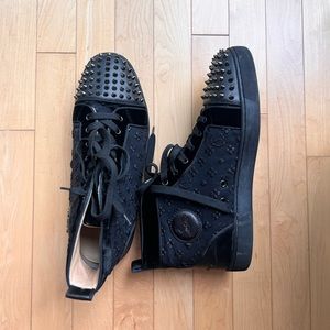 Christian Louboutin high uncles beautiful black shoes